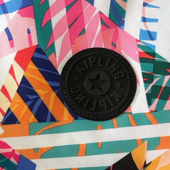 New Kipling Chuwy Backpack Patchwork Garden multicolor large - Picture 3 of 13